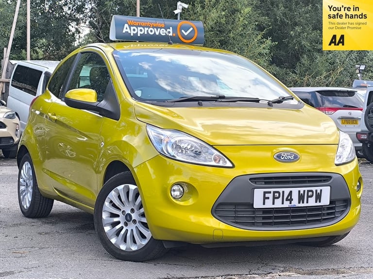2014 Ford Ka 1.2 Petrol Manual Zetec 4 Seats 3dr 2 Keys Euro 6 Road Tax 35 ULEZ Free HATCHBACK Pe...