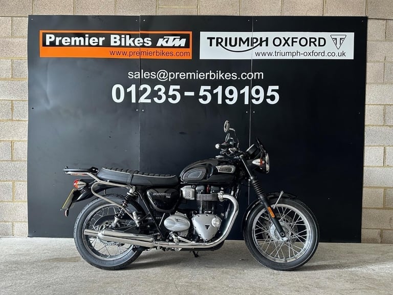 image for STUNNING LOW MILEAGE 2020/20 TRIUMPH BONNEVILLE T100 MOTORCYCLE