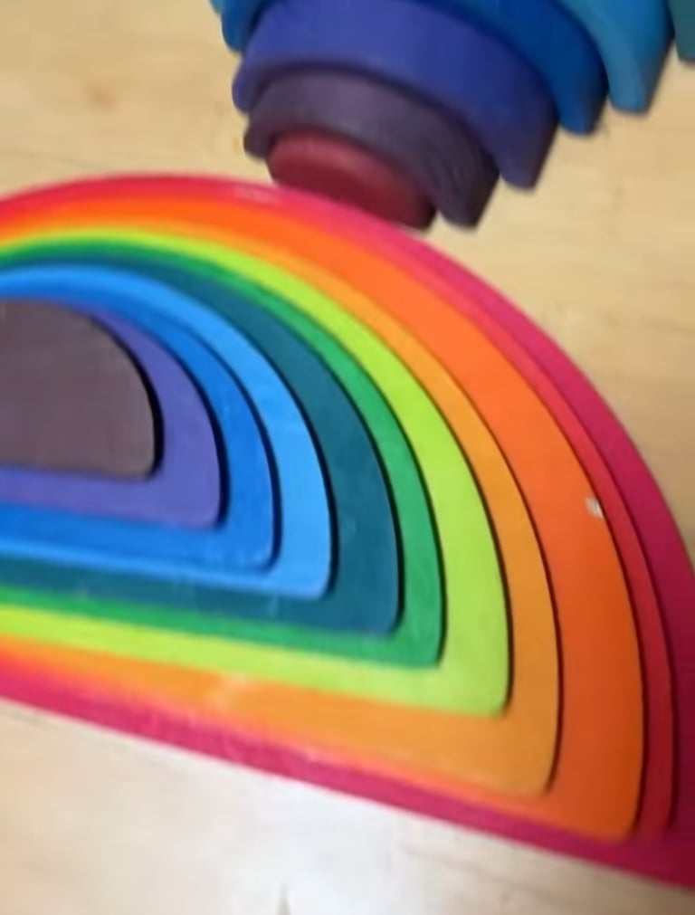 Grimms large rainbow & semi circles 