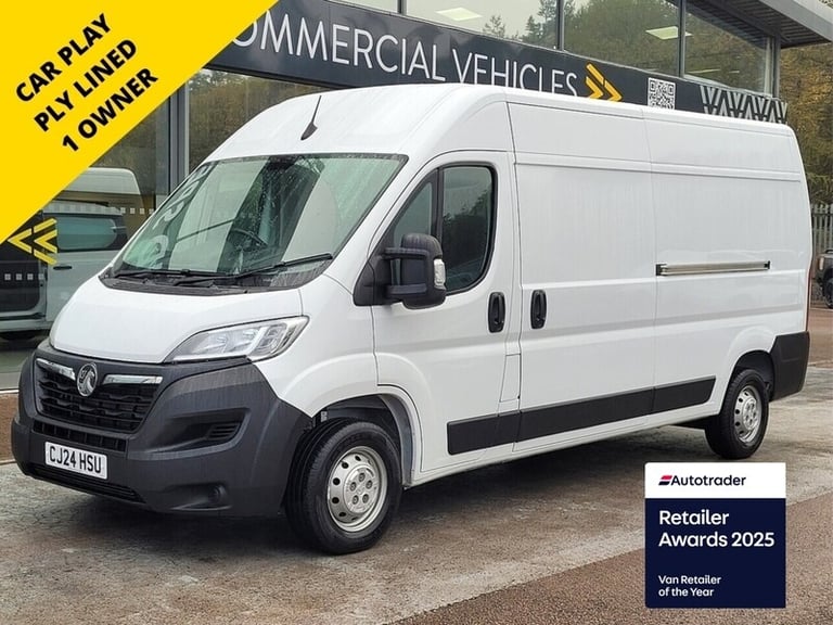 2024 Vauxhall Movano CDTi 3500 BiTurbo Prime  FWD L3H2 3.6M Euro 6 with Air Con, Sat Nav, Cruise ...