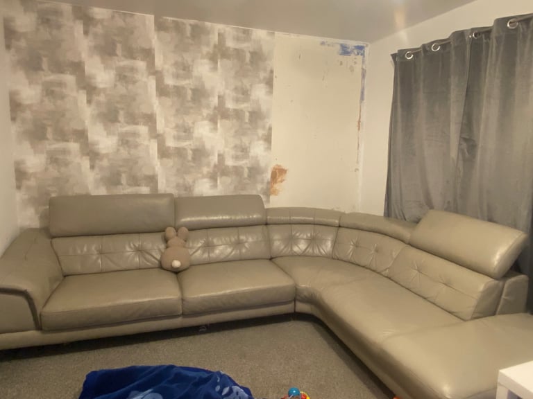 Italian leather sofa 