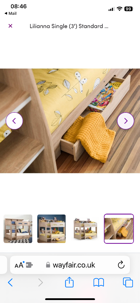 Wayfair cabin bed