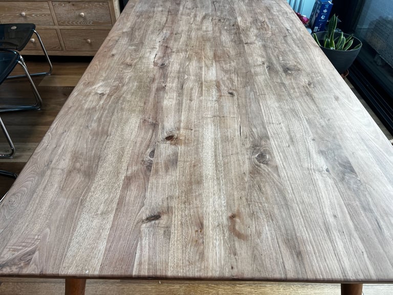 Habitat, Vince Walnut Dining Table - 200x95cm - 6-8 Seater