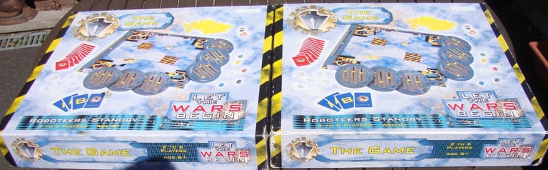 image for Original Robot Wars - THE GAME - Let The Wars Begin - TWO GAMES