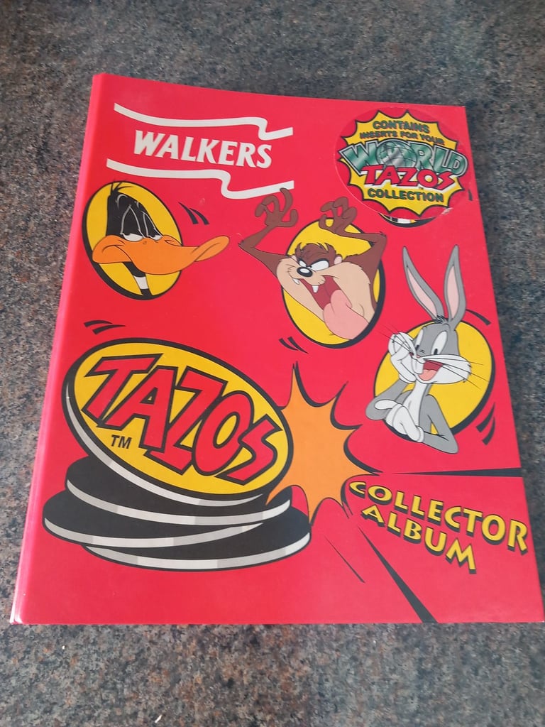 image for VINTAGE WALKERS TAZOS COLLECTOR ALBUM/FOLDER 1996 COMPLETE SET 1 – 50 