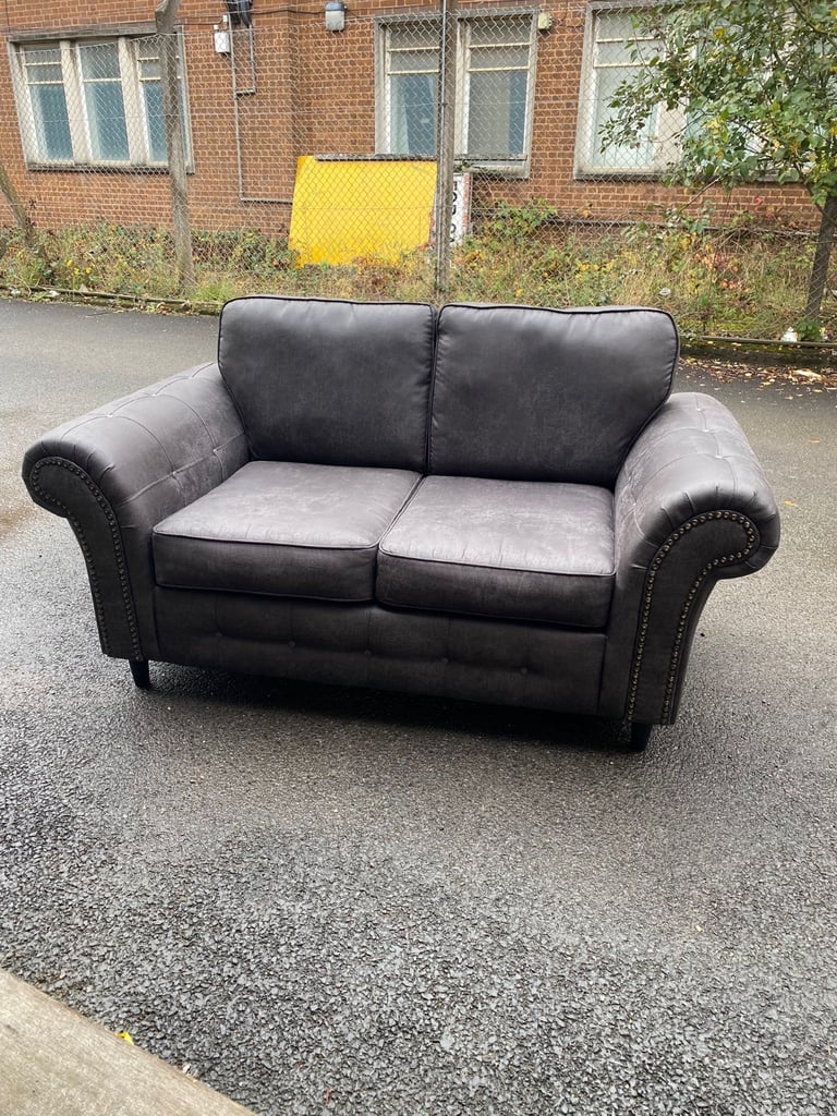 image for 2-seater scroll-arm Chesterfield-style 