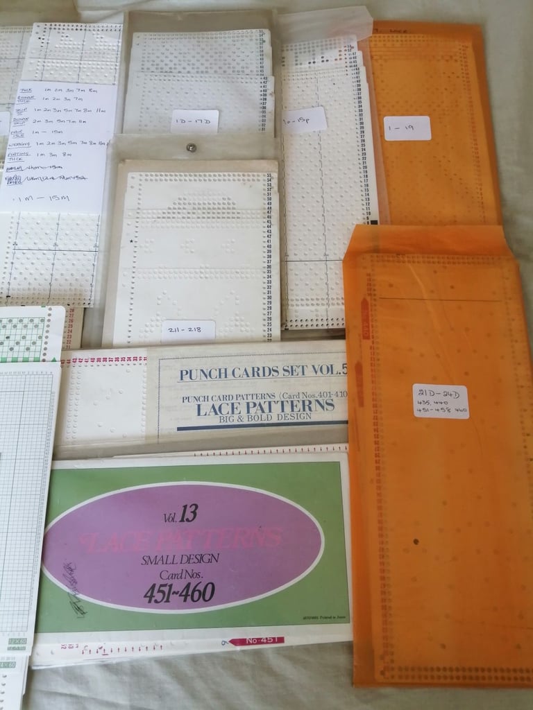 Knitting machine and accessories