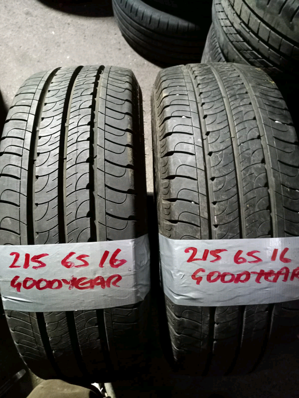 215 65 16c GoodYear tyres 7mmtread only £40 free fit&balance
