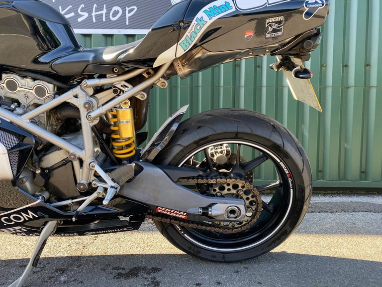 Ducati 749 Dark GSE Airwaves 2004 Black 749R Evocation 23k Belts Changed 