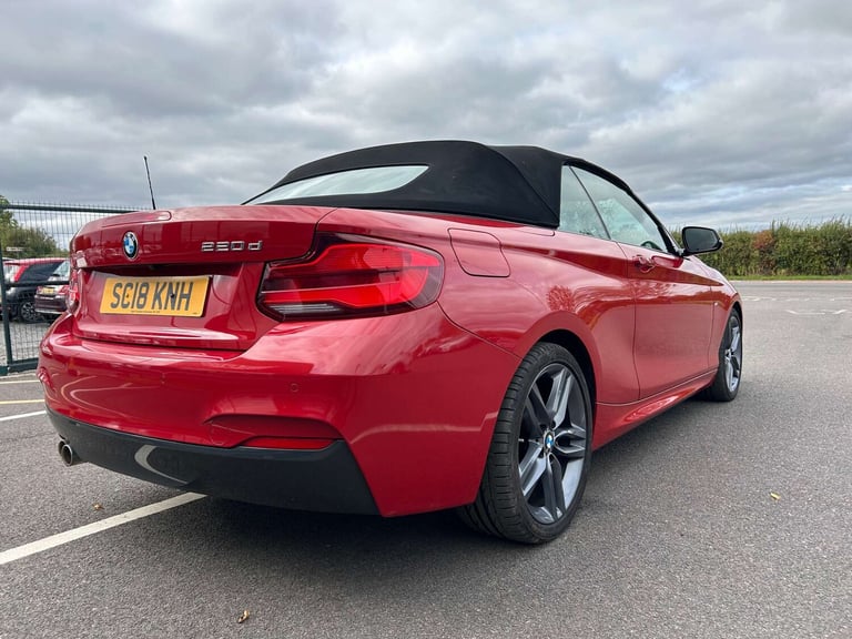 2018 BMW 2 Series 2.0 220D M Sport 2dr Convertible Diesel Manual