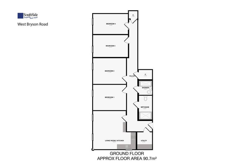 Recently refurbished, 4-bedroom, HMO flat in Fountainbridge – available soon