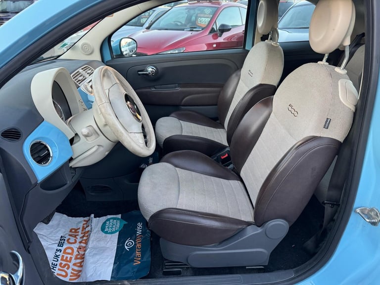 2021 Fiat 500 0.9 TwinAir Cult Convertible 2dr Petrol Dualogic Euro 6 (s/s) (85 bhp) Convertible ...