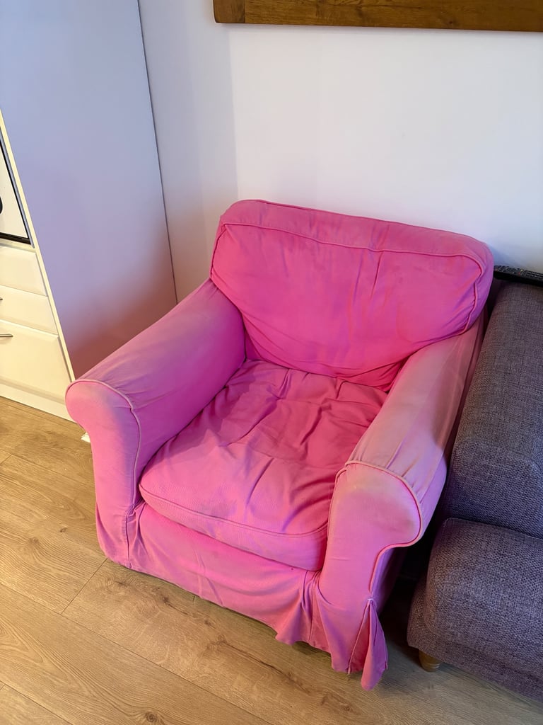 PINK ARMCHAIR
