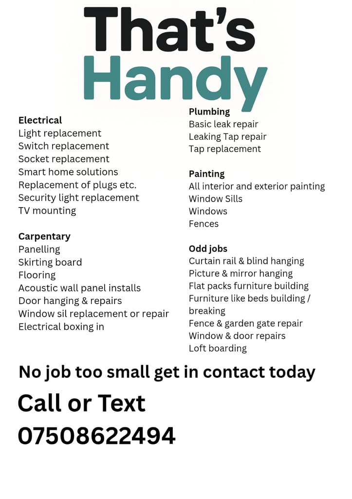 image for Friendly Handyman / Carpenter