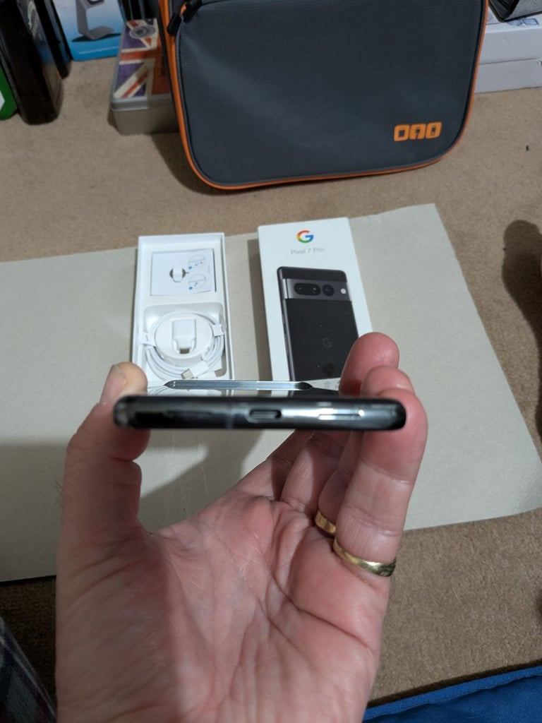 *Sold* Google Pixel 7 Pro 128gb Black Unlocked Mobile Phone