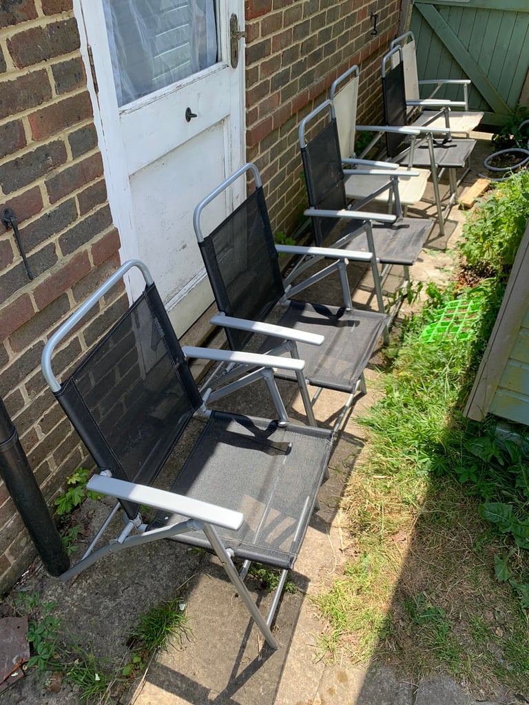 6 folding garden chairs in Lewes, East Sussex Gumtree