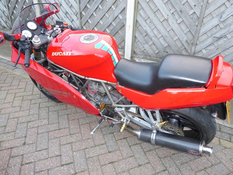 DUCATI 900 SS L REG FLAT SLIDE CARBS DYNA COILS CARBON CANS K-N PRO 100 LEADS