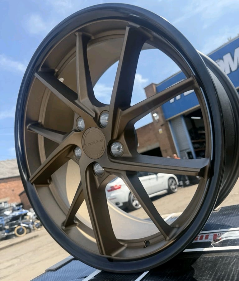 19" Riviera RF1 Alloy Wheels 5x112 Bronze MERCEDES VW AUDI SKODA BMW SEATy