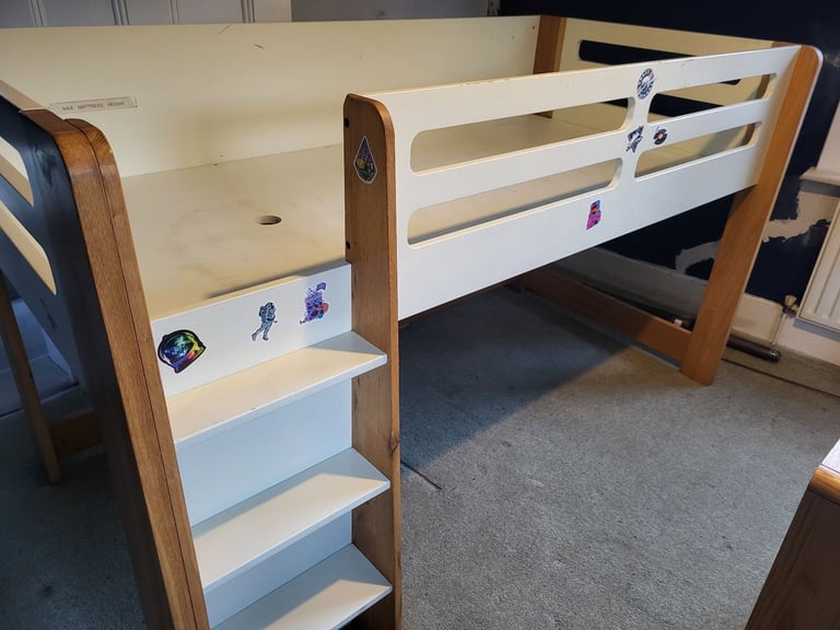 Feather and Black mid sleeper cabin bed- FREE