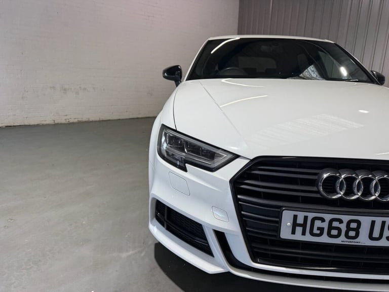 2019 68 AUDI A3 1.0 TFSI 30 BLACK EDITION SPORTBACK 5DR PETROL MANUAL EURO 6 (S/