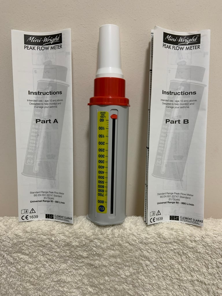 New ASTHMA PEEK FLOW METERS 