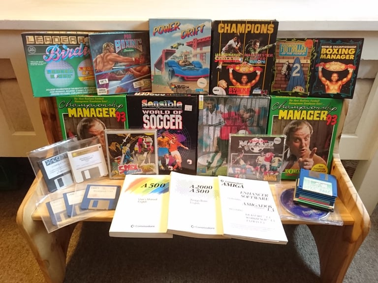 image for Job lot Amiga Commodore Games & Software CAN POST