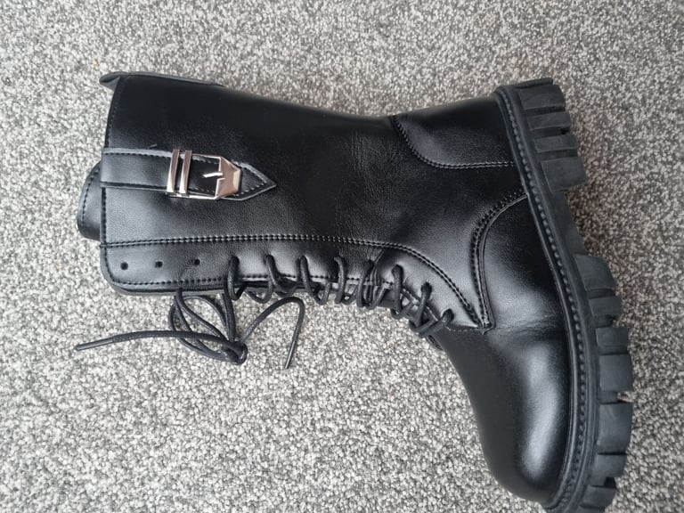 NEW BLACK BOOTS KIDS 13 HALLOWEEN KPOP DEMON HUNTERS RUMI 