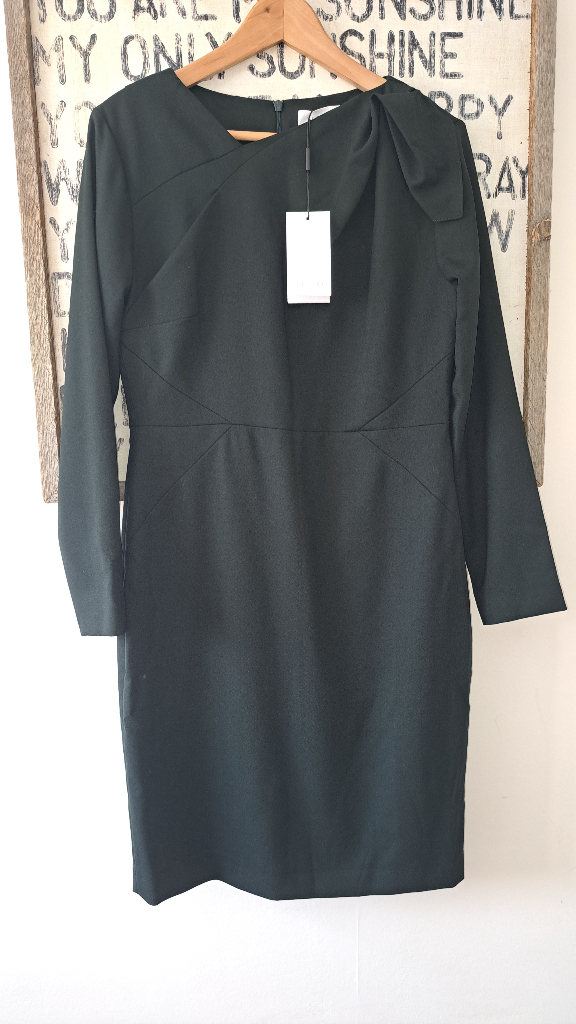 The fold wool dress 
