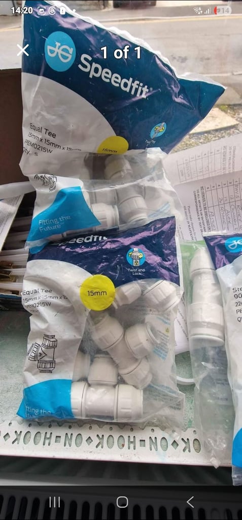 JG Speedfit fittings 