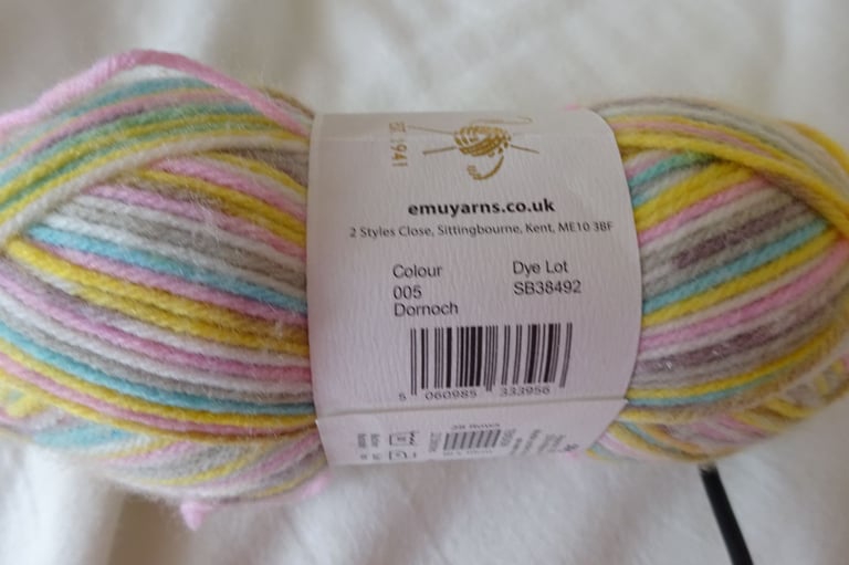 Emu Treasure Little Isle Baby DK Yarn Unused