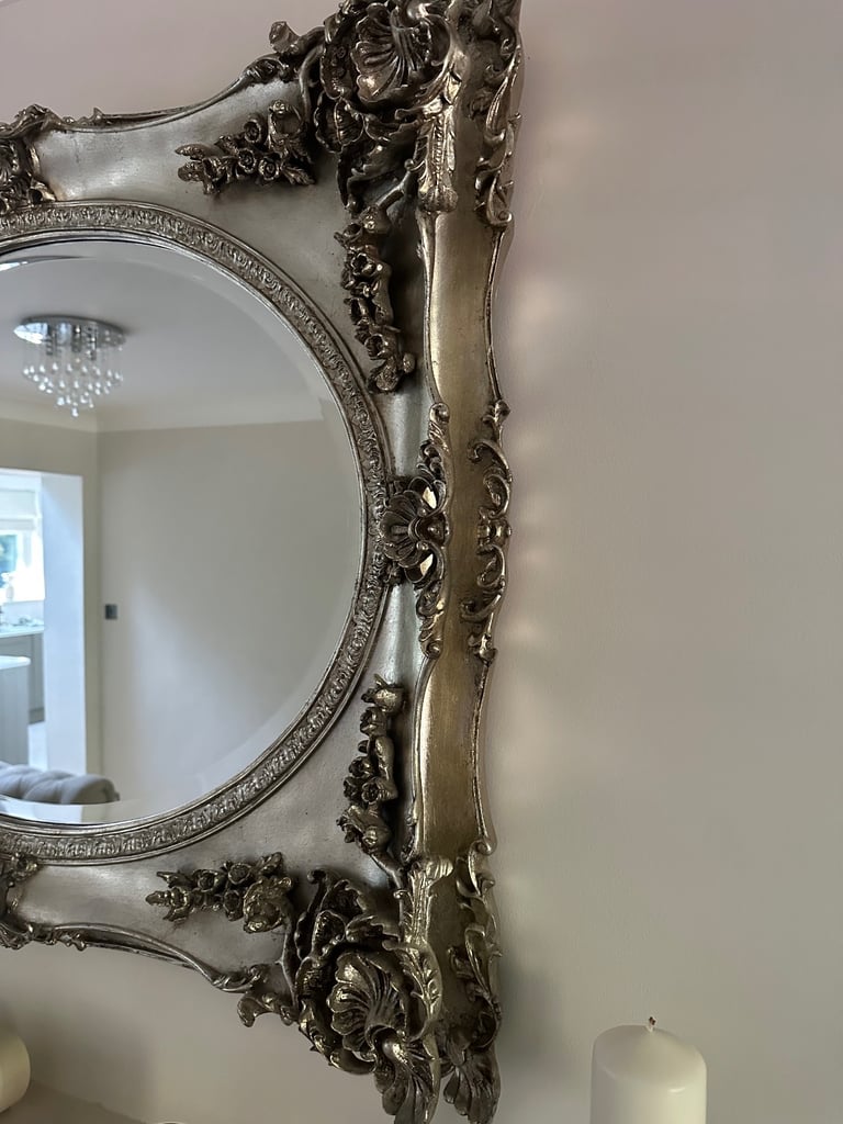 Laura Ashley Silver Beth Mirror