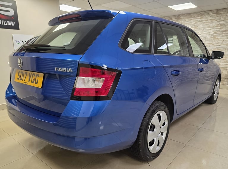 SKODA FABIA 1.0 S Blue Manual Petrol 2017 WARRANTY 12 MONTHS MOT