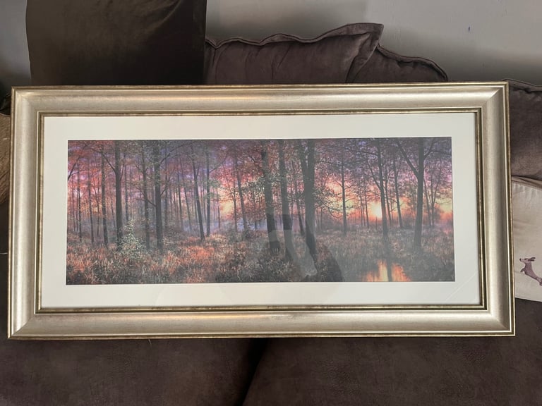 image for Gold framed picture dunelm