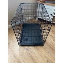 Black metal cat/dog cage 