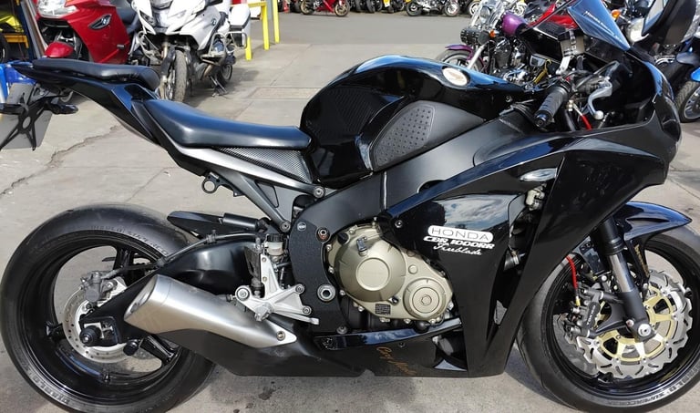 2009 09 HONDA CBR 1000 RR-8 FIREBLADE CBR1000RR CBR1000 BLACK SPORTS SUPERBIKE