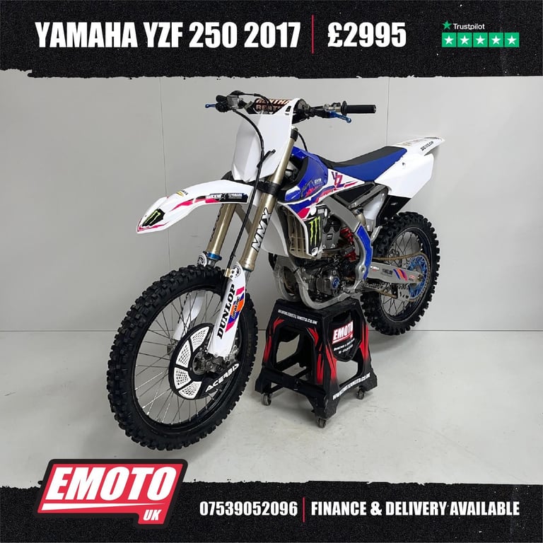 YAMAHA YZF 250 2017 Motocross Bike 250cc @EmotoUK - Finance Available