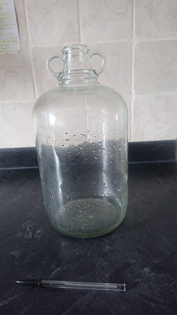 image for Large 5.2 litre glass bottle only £4
