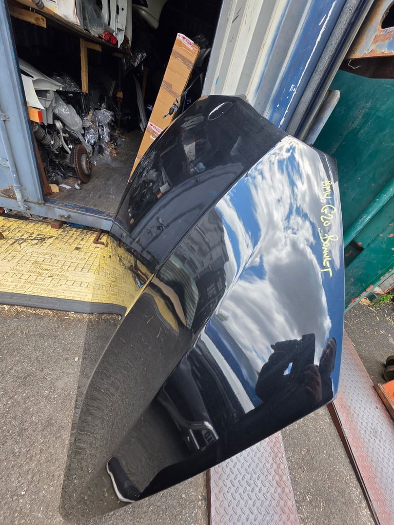 BMW 3 Series G20 G21 Black Bonnet Hood Panel Breaking Parts 