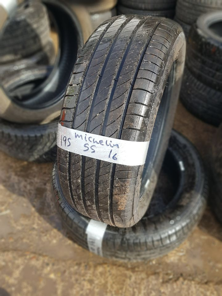 image for 195 55 16 Michelin 7mm Tyres Matching pair ONLY £130fitted and balanced open 7 days a week