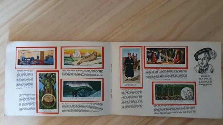 Brook Bond Picture card albums 16 off, Lyons Tea Card what do you know