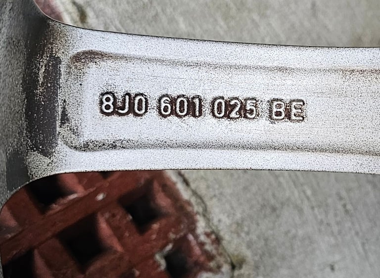 AUDI ALLOYS with tyres