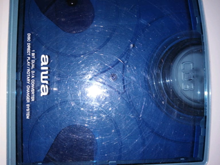 Boxed Aiwa midi hi fi system. No speakers