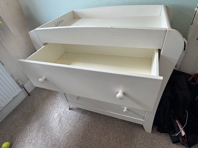 Mamas and Papas fern nursery furniture wardrobe and drawers changing table