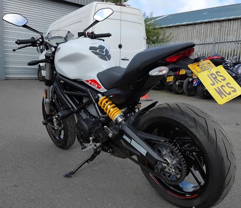 2019 69 DUCATI MONSTER M797 WHITE 10k MILES CLEAN NAKED HPI CLEAR ROADTSER