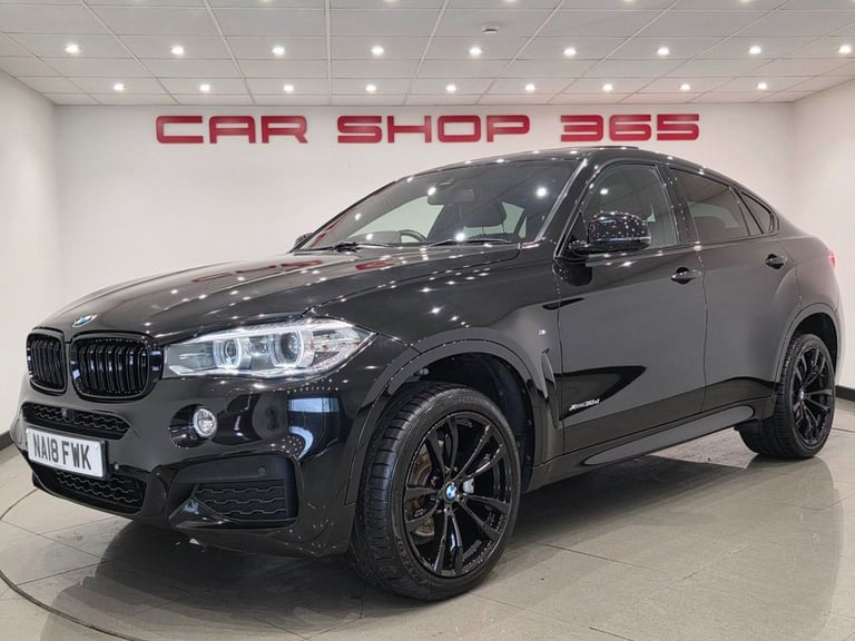 2018 18 BMW X6 3.0 30D M SPORT SUV 5DR DIESEL AUTO XDRIVE EURO 6 (S/S) (258 PS) 