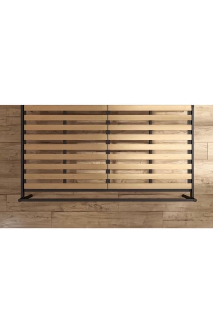 Emma double black metal bed frame 