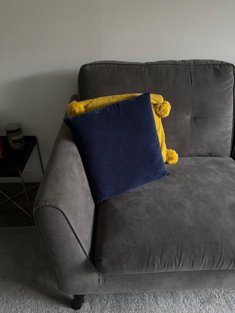 DFS Grey Fabric sofas