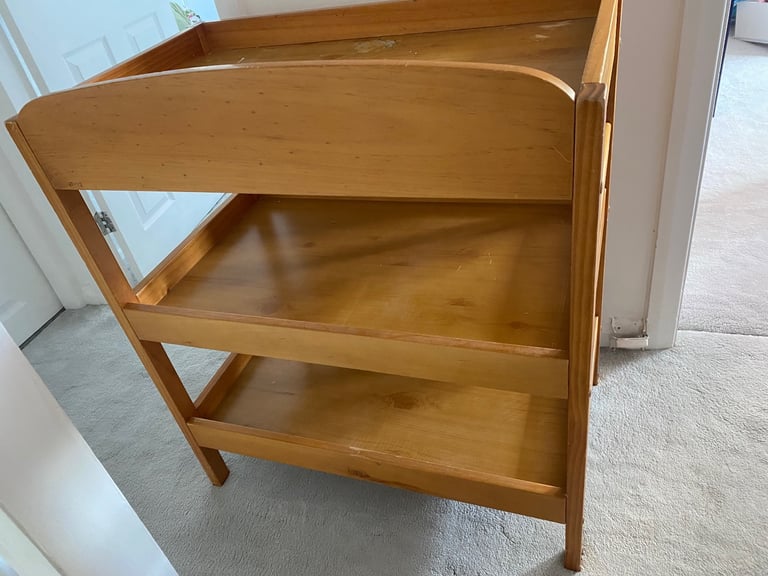 image for Solid wood nursery changing table