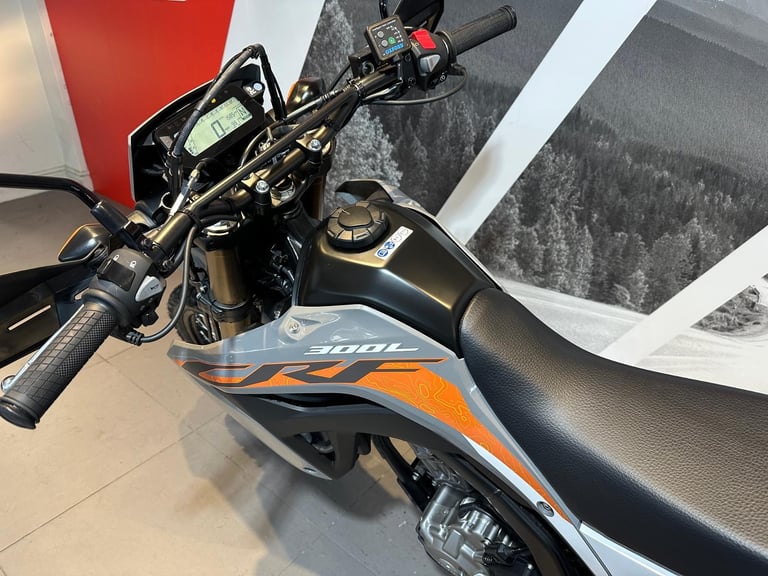 Honda CRF 300 L Adventure 2025 with only 1585 miles - A2 Licence 