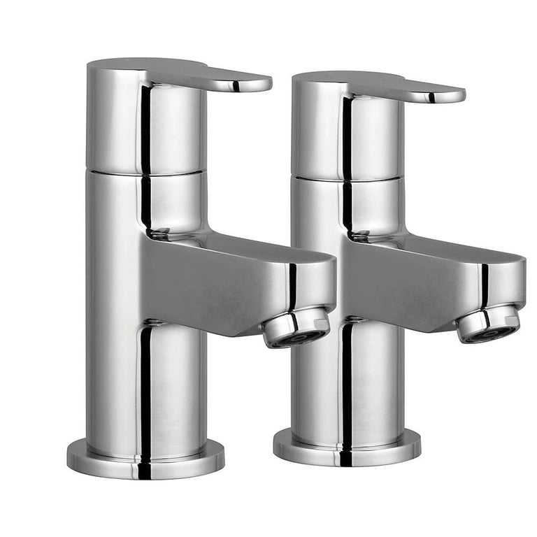 image for New in Box Pair of Basin Bathroom Taps High Quality Niagara